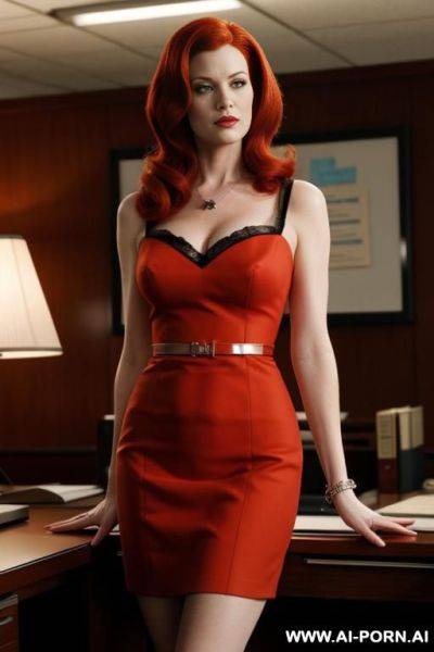 The redhead secretary from mad men - ai-porn.ai on pornintellect.com