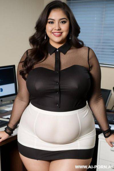 Rotund, supermodel latina, pear shaped, very mexican, extra thicc, huge ass - ai-porn.ai - Mexico on pornintellect.com