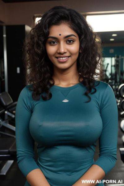 ((crew neck shirt)), crew neck long sleeve teal shirt, photorealistic, indian ((perky breasts)), ((busty)), (perfect boobs), dark complexion, (ultra detailed photo), (hyper realistic photo) - ai-porn.ai - India on pornintellect.com