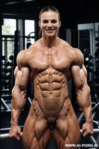 ((1 short slender smiling woman)), ((female face k knightley)), (very slender), (very gaunt), (very lithe), (very lean), (very sinewy), very veiny, very angular, very hollowcheeked smiling face, - ai-porn.ai on pornintellect.com