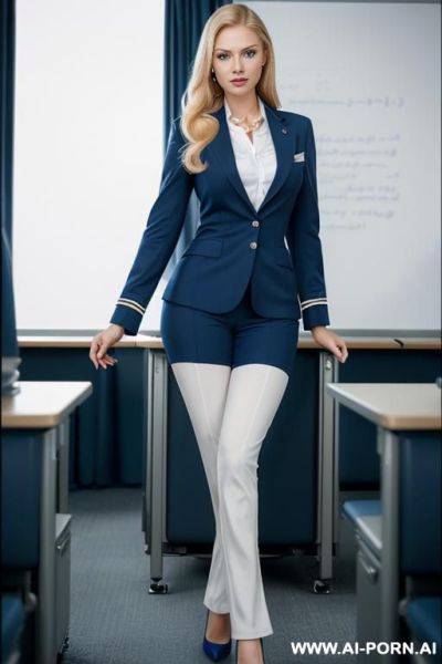 Teacher, in her classroom. doing facesitting with one of her s - ai-porn.ai on pornintellect.com