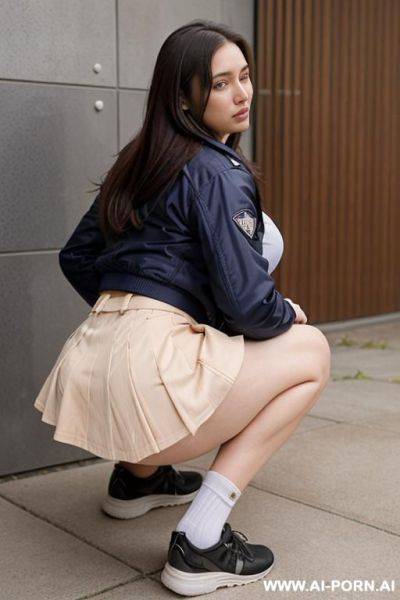 Peeing while squatting - ai-porn.ai on pornintellect.com