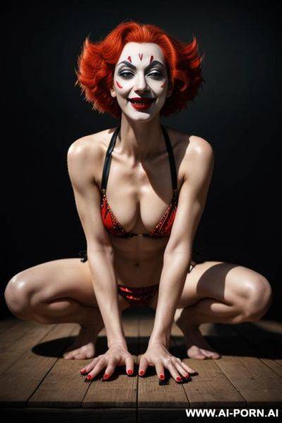 Sexy female monster clown, clown bikini - ai-porn.ai on pornintellect.com