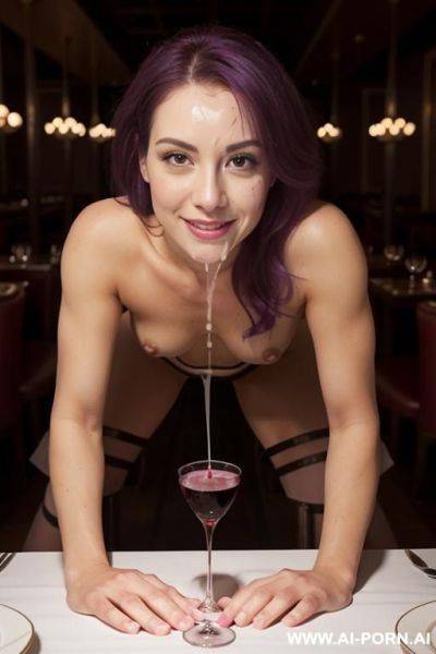 1 giving a tit job to a 1 whilst having cum on her face and being nakrd - ai-porn.ai on pornintellect.com