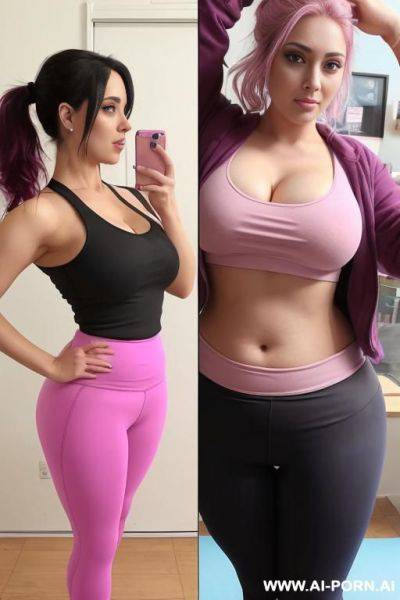 Indian thick pink hair hairy armpits cum on big tits - ai-porn.ai - India on pornintellect.com