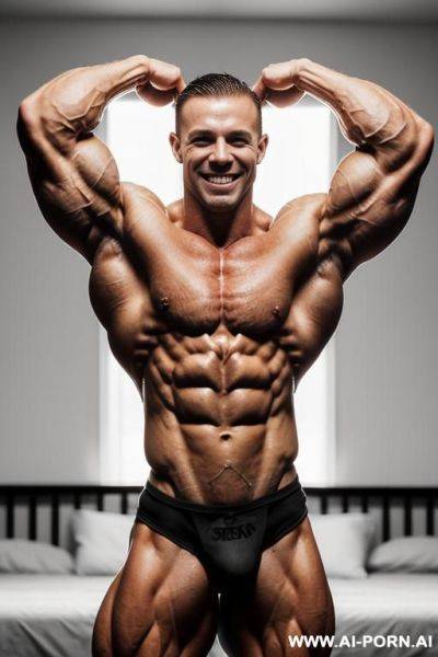 ((topless)) ((short pretty finnish muscle babe bodybuilder)), ((muscles like short but muscular sarah crail ifbb)), (((very extremely muscular gaunt lean woman bodybuilder physique))), (tight pussy), - ai-porn.ai - Finland on pornintellect.com