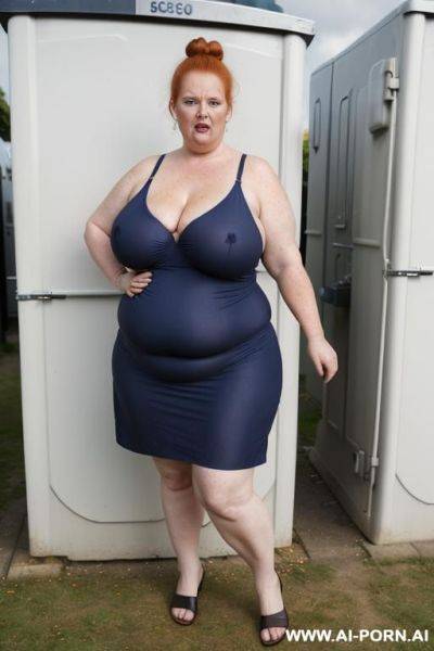 (((huge boobs))), (((massive boobs))), public toilets, (((festival outfit))), (((festival toilets))), (drenched in cum), - ai-porn.ai on pornintellect.com