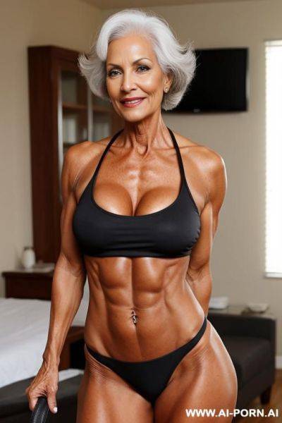 Toned fit tanned grandma - ai-porn.ai on pornintellect.com