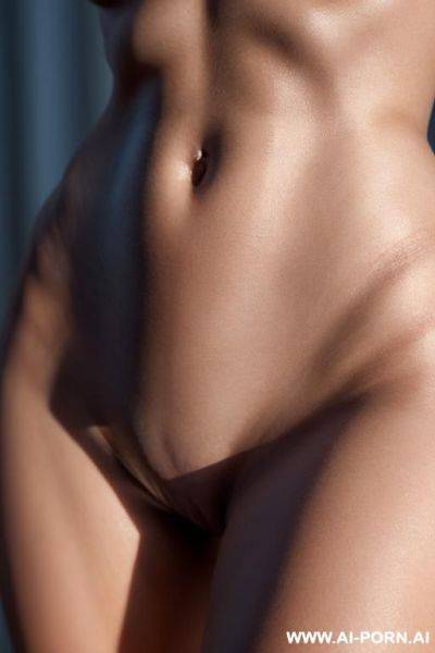 Closeup zoom ultrarealistic detailed oiled nudity, naked fit waist, very wide hips, stand up naked, naked wide pelvis ultrarealistic - ai-porn.ai on pornintellect.com