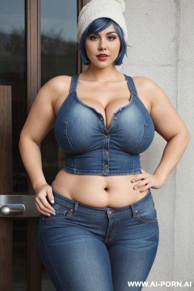 Huge ass, thick thighs,, beanie - ai-porn.ai on pornintellect.com