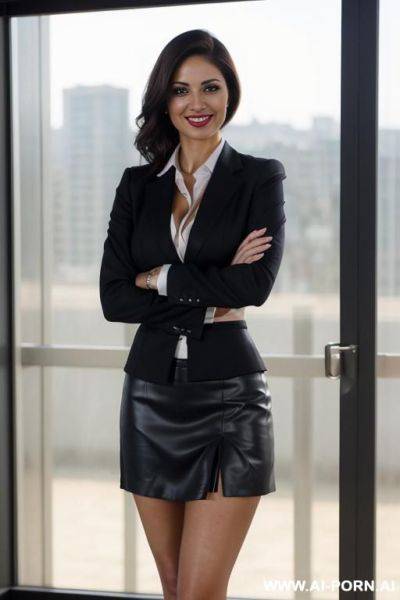 See though dress, seductive smile - ai-porn.ai on pornintellect.com