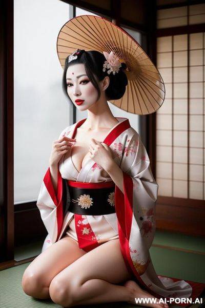Geisha, totally naked - ai-porn.ai on pornintellect.com