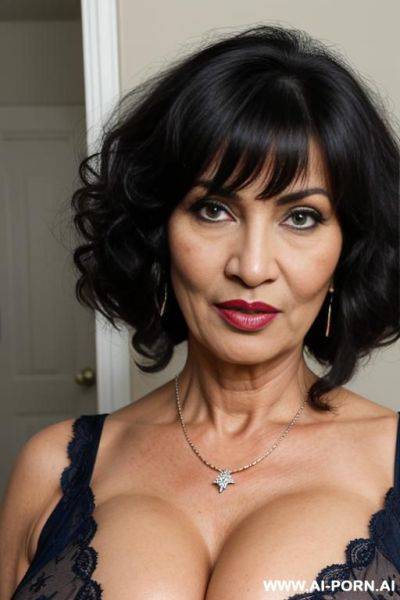 Demonic indian animal mom, seductive mother, big lips, wicked rich bitch - ai-porn.ai - India on pornintellect.com