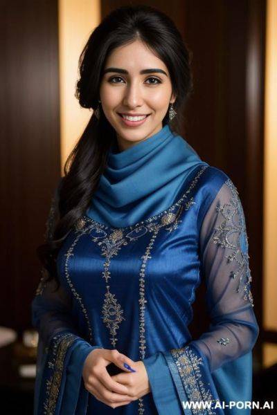(long sleeve crew neck fancy blue highly detailed dupatta), (lean), night time (photorealistic), (ultra detailed photo), (hyper realistic photo), (higareda) busty - ai-porn.ai on pornintellect.com