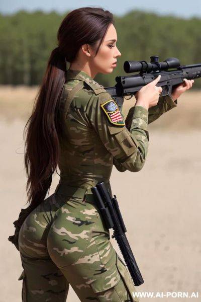 Asian female , 20s, straight black hair, tone athletic body, hourglass shape, massive breasts, extra large erect nipples, firm athletic butt, green eye, red lips, wearing gothic clothes - ai-porn.ai on pornintellect.com