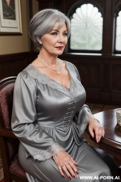 Grey hair mature stepmother clivage - ai-porn.ai on pornintellect.com