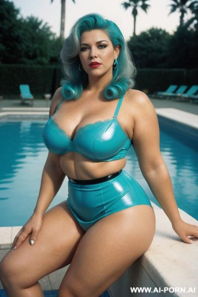 Very curvy sexy very old mature gilf fat and chubby wrinkly and saggy old corrupted latina stripper with grey hair. - ai-porn.ai on pornintellect.com