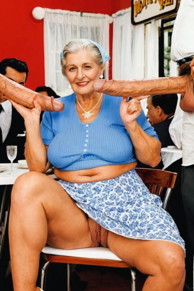 A grandmother who is very hungry - thepornator.com on pornintellect.com