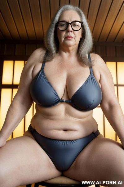Ugly, wrinkles, old. hand movement. swimsuit - ai-porn.ai on pornintellect.com