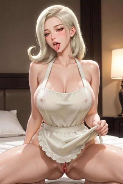 Attractive women doing chores in aprons - xgroovy.com on pornintellect.com