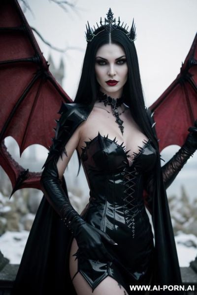 The elder scrollvampire princess, finely detail, ultra detailed face, highly detailed skin, highly detailed hands, looking at viewer, (eye contact), (((dull pallid skin))), arrogant noble face, arrogant - ai-porn.ai on pornintellect.com