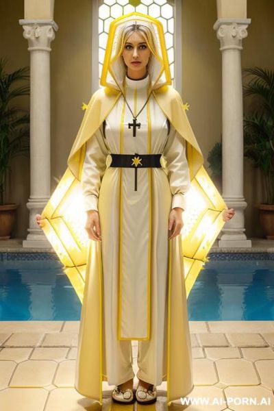 Blonde nun nude on cross - ai-porn.ai on pornintellect.com