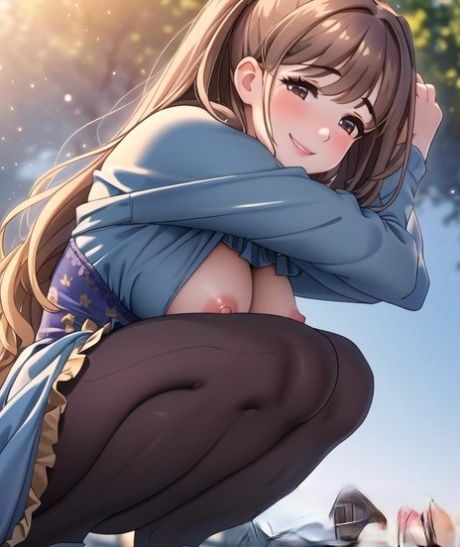 Little AI generated Hentai teen bares her big tits & fucks in public - pornpics.com on pornintellect.com