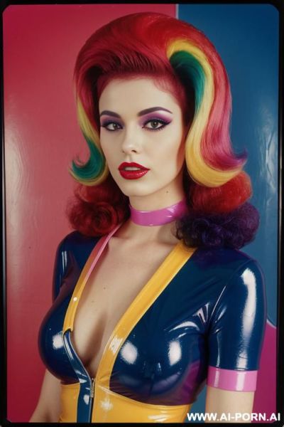 Latex, rainbow - ai-porn.ai on pornintellect.com