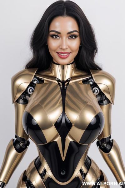 ((wonderful ultra realistic very beautiful four k quality to very detailed image to total artificial robotic body, beautiful cyborg mecha trasformers male )),(( artificial latex big boobs))(( total - ai-porn.ai on pornintellect.com