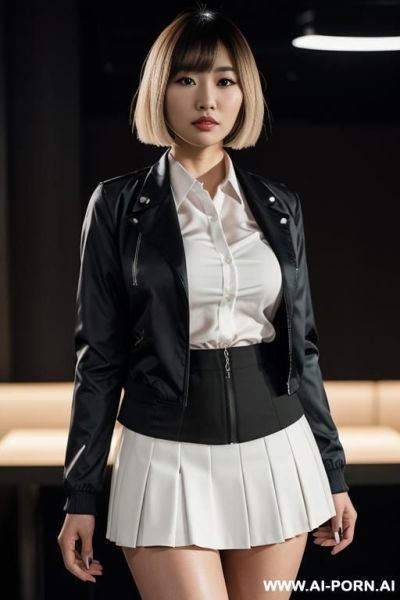 A sexy lady wearing sheer bodysuit in a club - ai-porn.ai on pornintellect.com