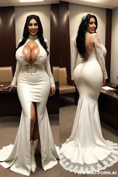 ((((arab rap milf )))) with ((((((gigantic tits)))))) and (((long hair))), (makeup) , (((boots))) ((((big ass)))) naked - ai-porn.ai on pornintellect.com