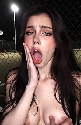 Amateur Beauty Takes a Big Dick in Public and Loves Every Cumshot - bigpornai.com on pornintellect.com