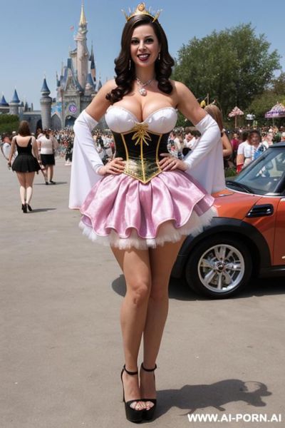 (suburban moms) (famous theme park) (princess costume) - ai-porn.ai on pornintellect.com