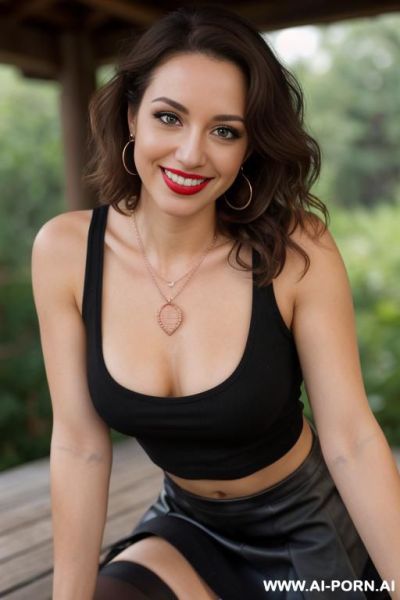 ((short hair)), ((black stockings)), ( top) - ai-porn.ai on pornintellect.com