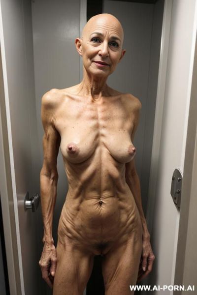 Superhot superskinny, extreme beautiful, mature, slutty bitch, extreme saggy hanging breasts, hairy pussy, nudist, full hairy pussy, big hairy pussy, extreme hairy pussy - ai-porn.ai on pornintellect.com