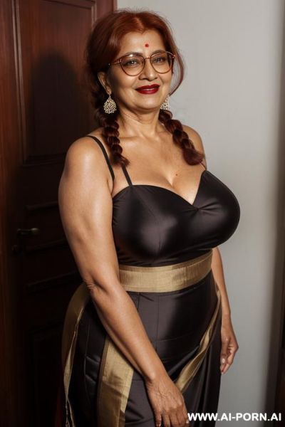 Old granny , granny with dark lipstick - ai-porn.ai on pornintellect.com