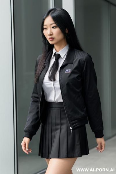 Long hair with bang/ asian/ office lady - ai-porn.ai on pornintellect.com
