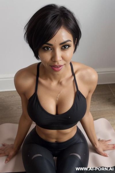 She takes her top off. - ai-porn.ai on pornintellect.com