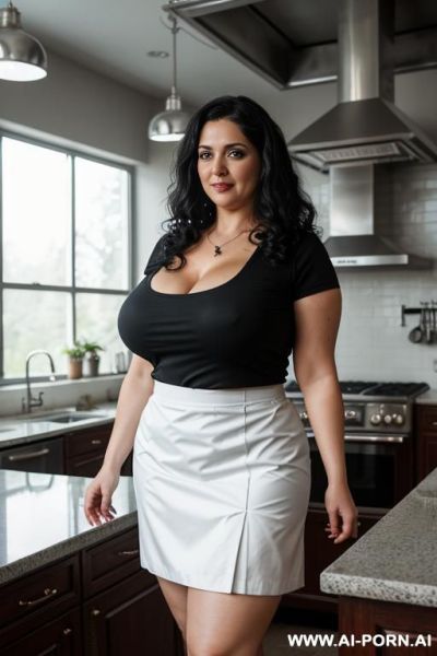 Blonde, busty, sandals high heels, naked, white - ai-porn.ai on pornintellect.com