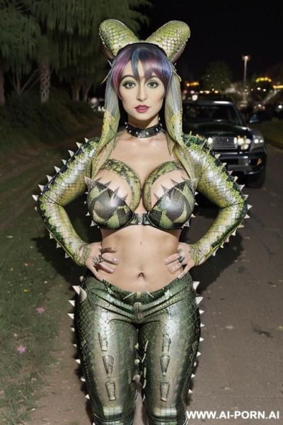((((american rap milf)))) with ((((((súper gigantic tits 00 -cup)))))) and (((long hair))), ((((ex-winner of the world contest "mrs biggest huge breasts in the world", (makeup)) ,(((tight spiked green - ai-porn.ai - Usa on pornintellect.com