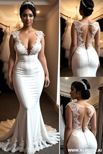 Beautiful short haired 0 year old bbw naked, facing away on all fours, legs spread showing her very gray haired pussy and asshole. - ai-porn.ai on pornintellect.com