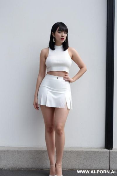Big thighs. white skin. - ai-porn.ai on pornintellect.com