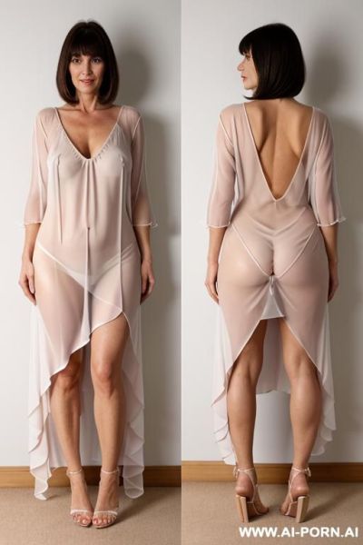 Superbeautiful british housewife milf, show pussy, full view, ((delicate cork wedge highheel sandals)) (pink transparent cropped chiffon blouse) (((heavy oversize long hanging down droopy tits))), ((super swollen hairy pussy)), (long hair), - ai-porn.ai - Britain on pornintellect.com