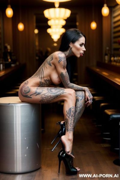 Veri long hair. tattoos - ai-porn.ai on pornintellect.com