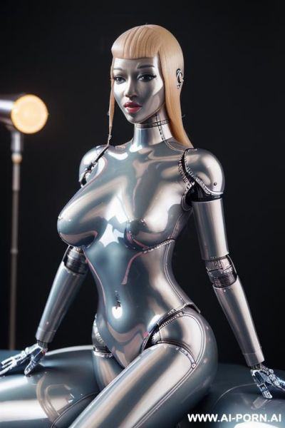 ((wonderful ultra hing realistic detailed hing robot very beautiful k quality to very detailed image to complete very robotic sex-fembot woman complete only hing meccanical body, beautiful cyborg - ai-porn.ai on pornintellect.com