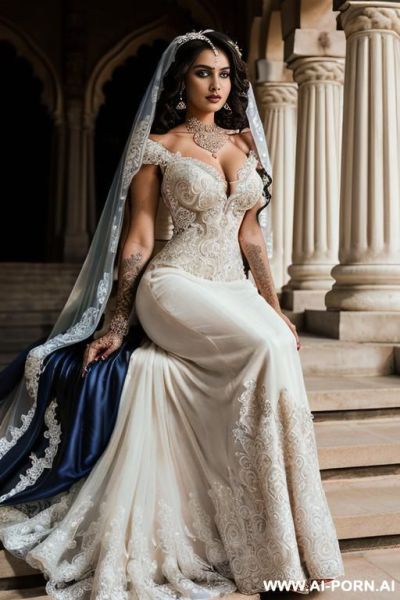 (((full body shot))), hoop earings, (stylish pixie haircut), (most beautiful women ever), (sexy milf), photorealistic image of an alluring sitting seductively on stone stairs, showing pussy, (legs - ai-porn.ai - India on pornintellect.com