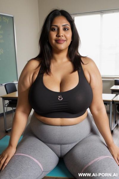 Obese woman only in pants - ai-porn.ai on pornintellect.com