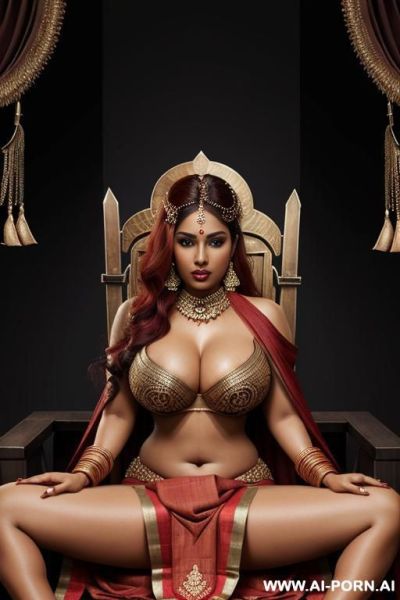 Goddess of fire, full of accessories, full of weapon - ai-porn.ai on pornintellect.com