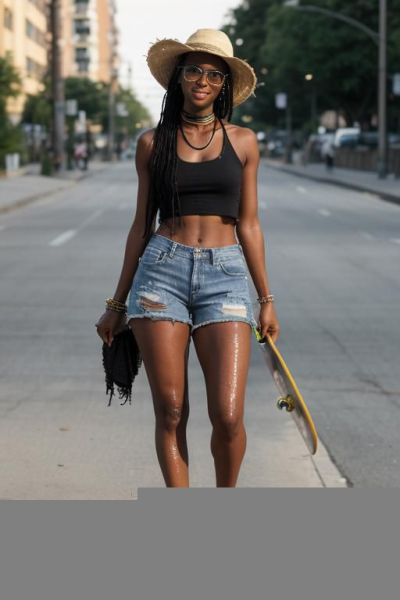 Long thick legged ebony oily and wet thick woman no crop top.squeezed into a scule fitting. torn ripped clothes and thick juicy slippery thick woman placed , hands and feet sticking out.tight - ai-porn.ai on pornintellect.com