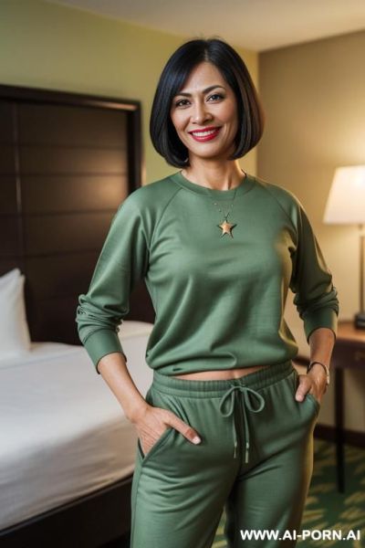 ((( pakistani ))), ((green crew neck shirt, joggers pants )), (christmas), (big full lips), ((smiling at the camera)), photorealistic, (ultra detailed photo), (hyper realistic photo), standing in a - ai-porn.ai - Pakistan on pornintellect.com
